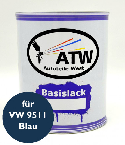 Autolack für VW 9511 Blau